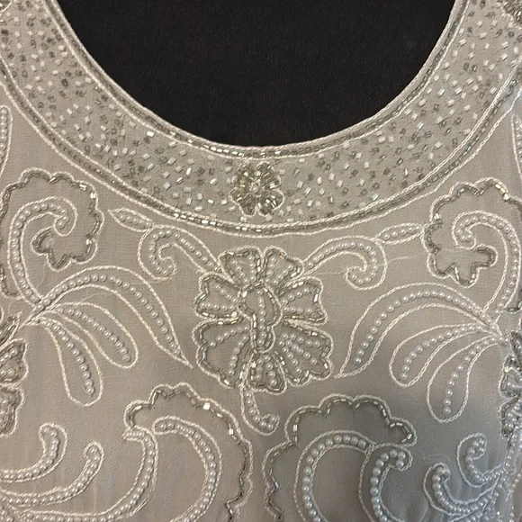 Chic Sleeveless Gray Maxi Dress - Picture 5 of 14